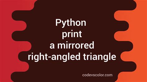 Afbeeldingsresultaten voor How to Print a Number Triangle Python