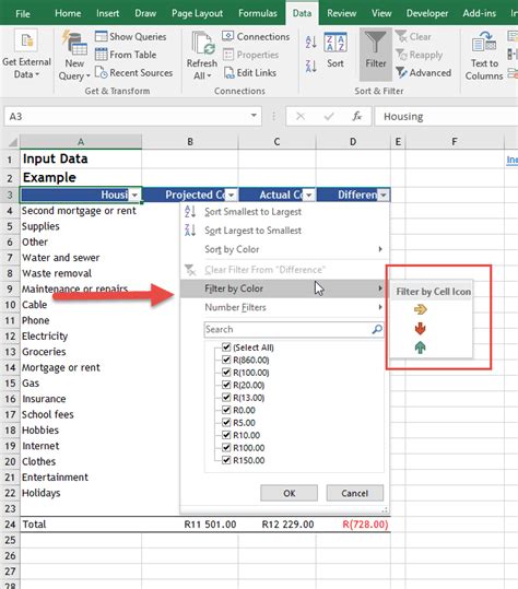 Image result for Filtering Data in Excel