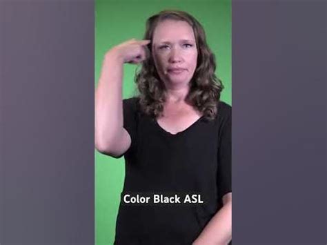 Image result for ASL for Color Black