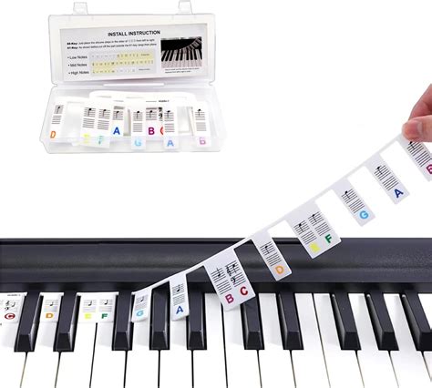 Image result for Removable 61-Key Keyboard Labels