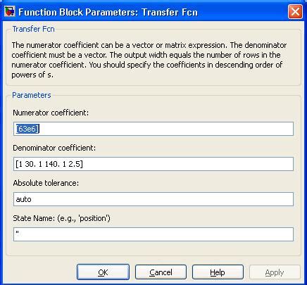 Transfer Function with Delay Simulink に対する画像結果