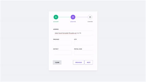 Primeng Form Wizard Stepper に対する画像結果