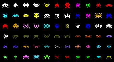 Image result for Space Invaders Sprites