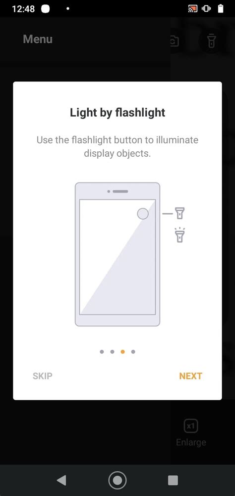 Toradh íomhá ar Microscope App for PC
