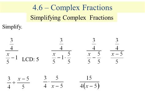 Image result for Fraction Complexe