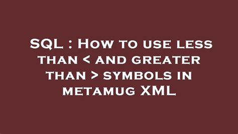 Max Symbol in SQL के लिए छवि परिणाम