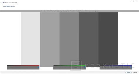 Toradh íomhá ar Calibrar Pantalla RGB