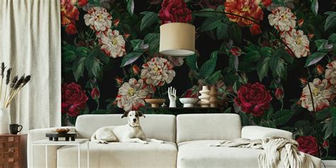 Toradh íomhá ar Night Rose Pattern