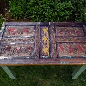 Image result for Rustic Carved Dining Table