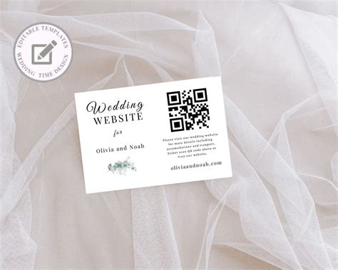 Image result for Wedding QR Code Insert Example