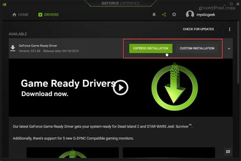 Toradh íomhá ar Install Video Card Driver