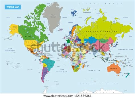 Toradh íomhá ar Free Vector World Map Countries