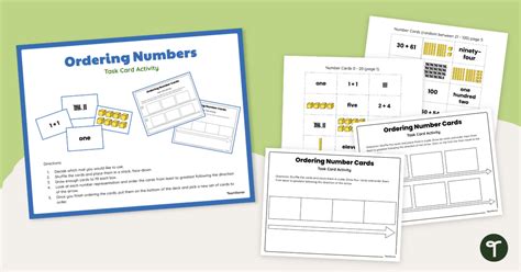 Image result for Ordering Numbers First Grade
