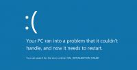Toradh íomhá ar VirtualBox Boot Windows BSOD
