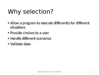 Image result for Selection Computer Programming