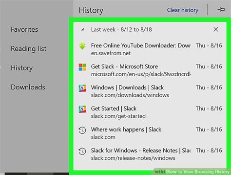 Image result for Browsing History View