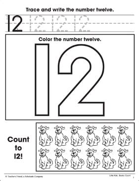 Afbeeldingsresultaten voor Number 12 Math Worksheets