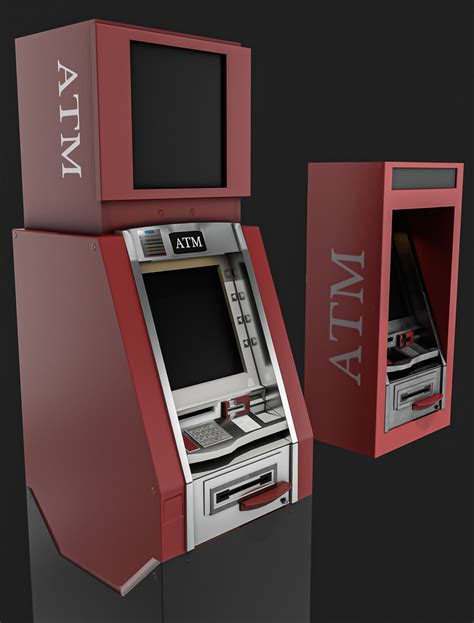 Toradh íomhá ar Low Poly ATM Machine