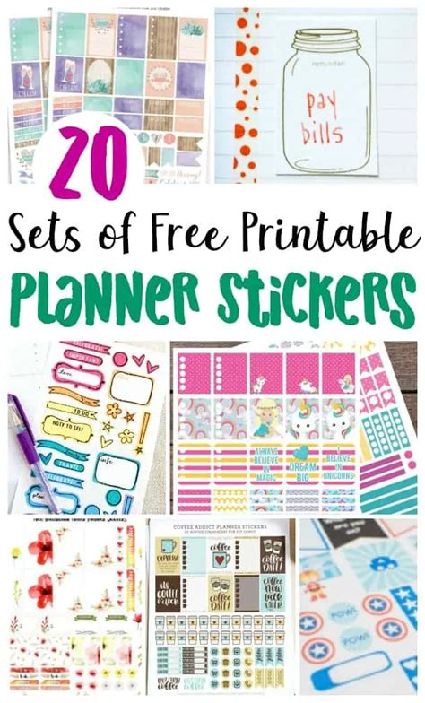 Free Planner Printable Stickers