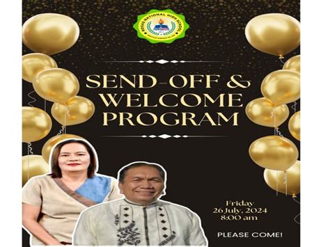 Image result for Send Off Program Background