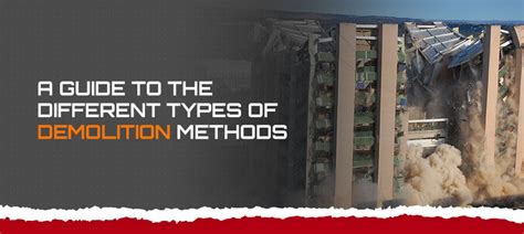 Image result for Different Methods for Demolition in One Photo