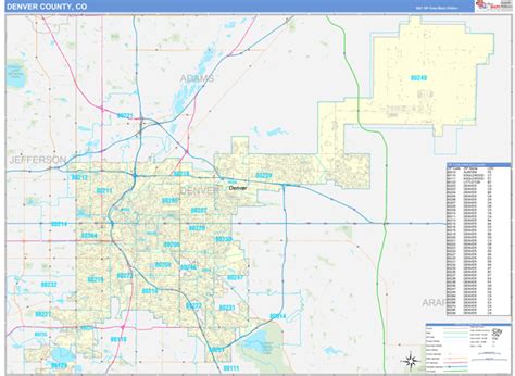 Image result for Zip Code Map for Denver Co