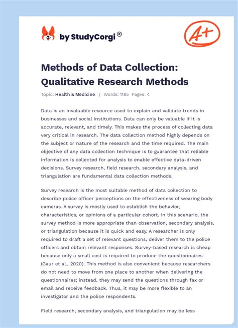 Image result for Qualitative Research Data Collection Methods