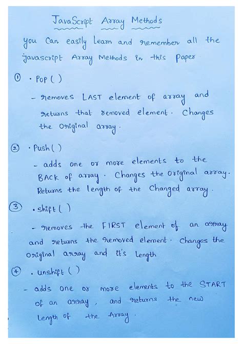 Image result for Array Cheat Sheet