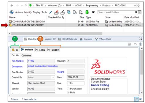 Image result for SolidWorks PDM Database Diagram