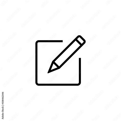 Edit icon, Edit sign and symbol vector. Pencil icon Stock Vector ...