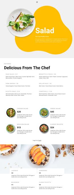 Two Menu One Page HTML Template Page に対する画像結果