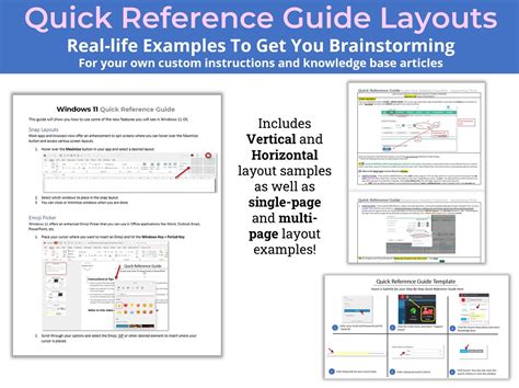 Image result for Quick Start Guide Layout