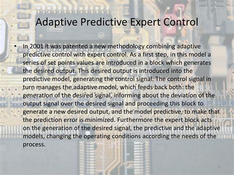Toradh íomhá ar Adaptive Predictive Control
