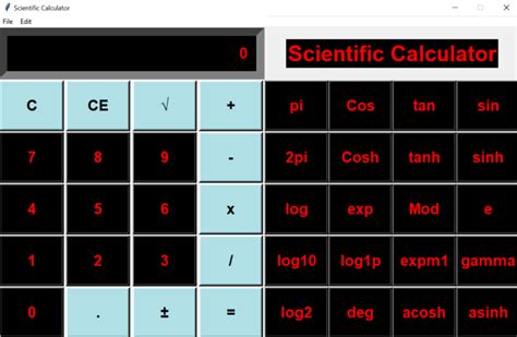 Image result for Scientific Calculator Python