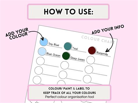 Image result for Color Chart Coloring Pages Printable