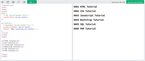 Number List HTML に対する画像結果