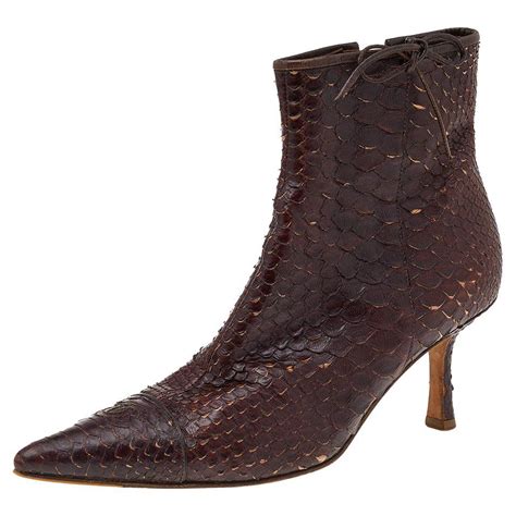 Toradh íomhá ar Brown Python Boots