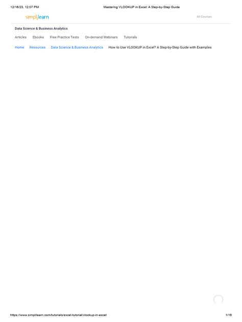 Image result for Excel VLOOKUP Guide