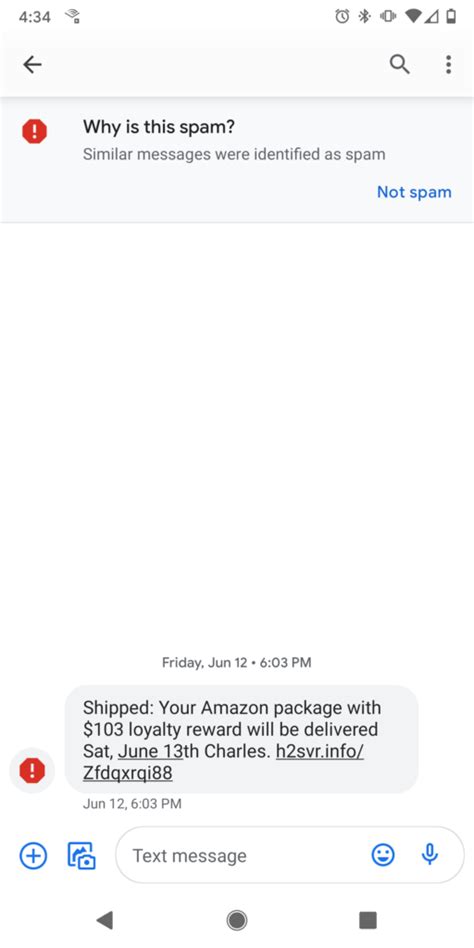 Toradh íomhá ar Smishing Scam Examples