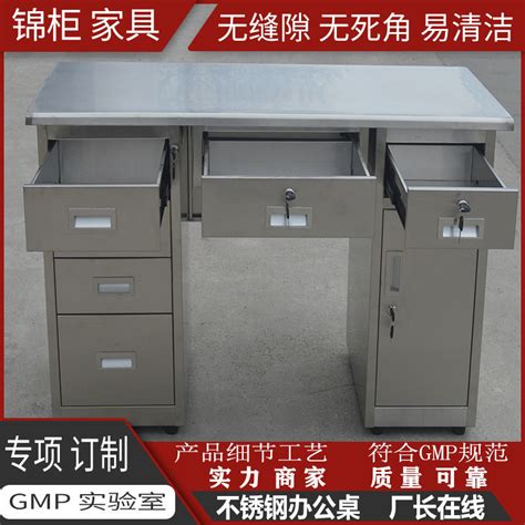 Image result for Stainless Steel Computer Desk
