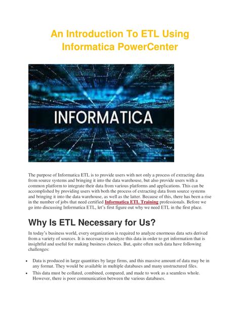 Image result for Informatica ETL Training