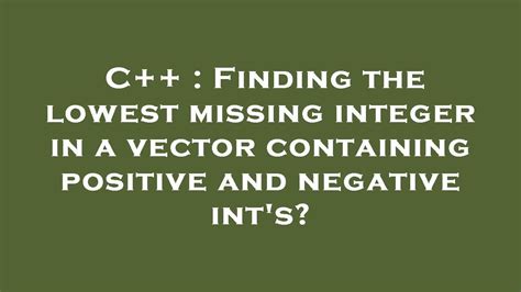 Toradh íomhá ar Int Vector
