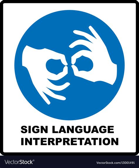 Sign Language Interpreter Vecctor に対する画像結果
