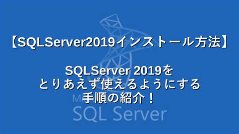 SQL Server 2019 Developer に対する画像結果