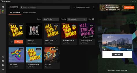 Image result for CurseForge Ads