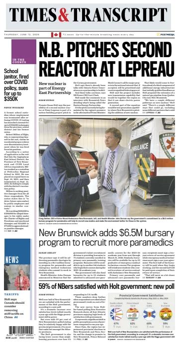 Toradh íomhá ar Times Transcript Logo