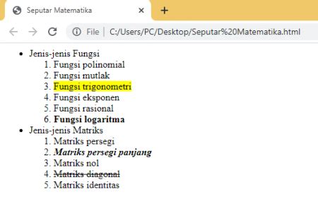 Image result for Contoh Soal HTML Basic