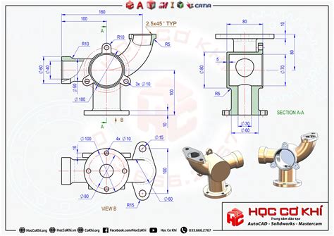 Toradh íomhá ar Typ SolidWorks Drawing