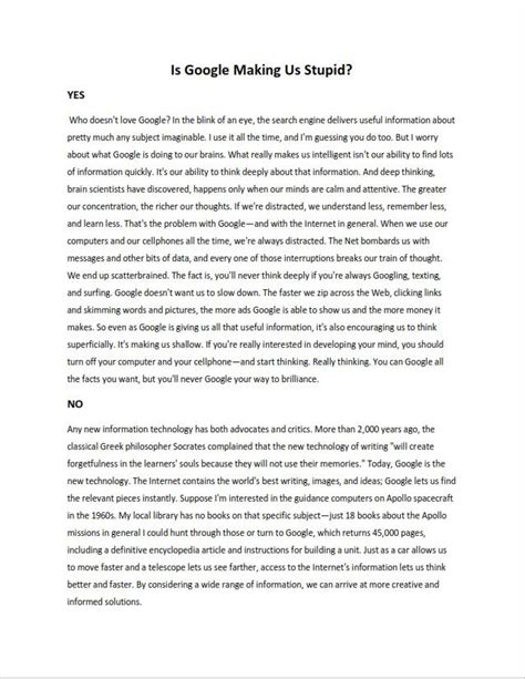 Image result for Argumentative Text Sample