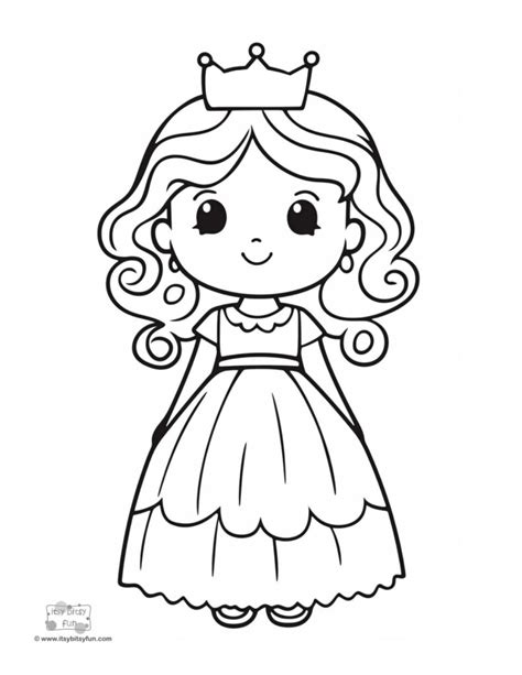 Princess Printable Coloring Pages に対する画像結果